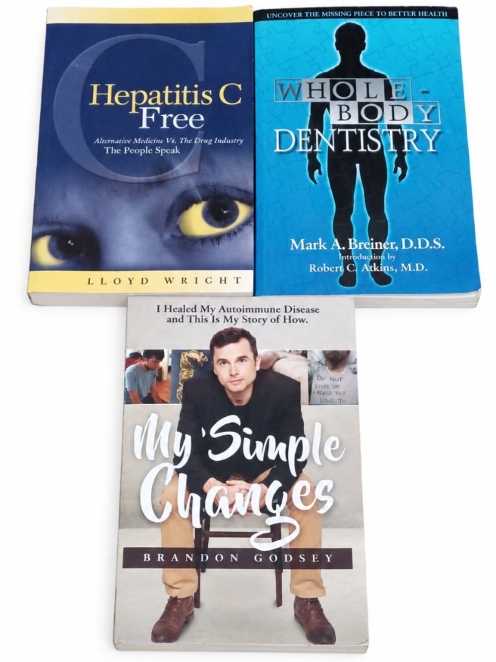 Holistic Health Book Bundle: Hepatitis C Dentistry & Autoimmune Healing Wellness